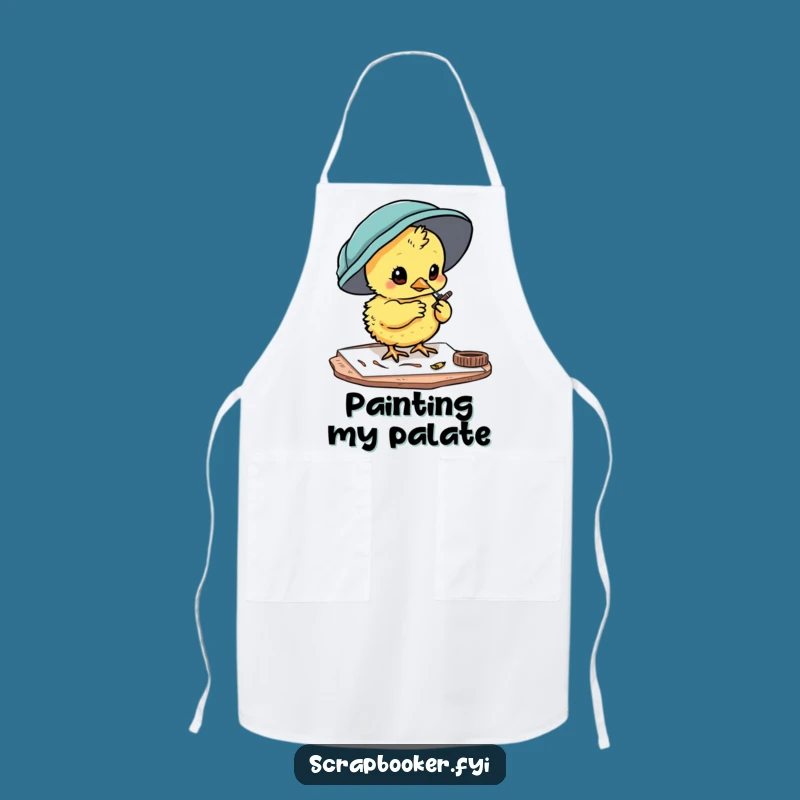 Funny Chick Crafter Apron - Keep Clean While You Create