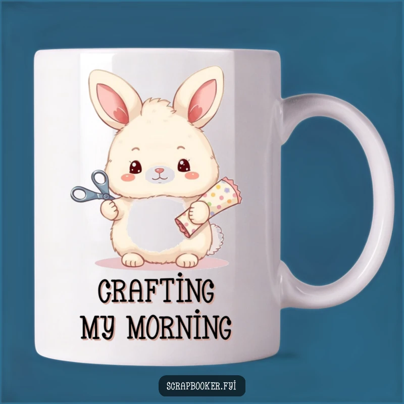 Funny Bunny Crafter Mug: A Hilarious Gift for Your DIY Pal