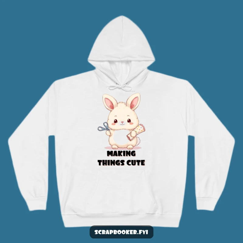 Funny Bunny Craft Hoodie: Cozy Up with Creative Vibes