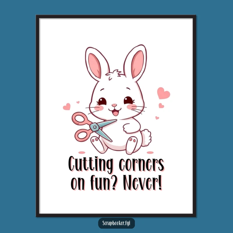 Free Printable Bunny Wall Art: Funny Crafting Decor, Downloadable DIY Art For Your Home