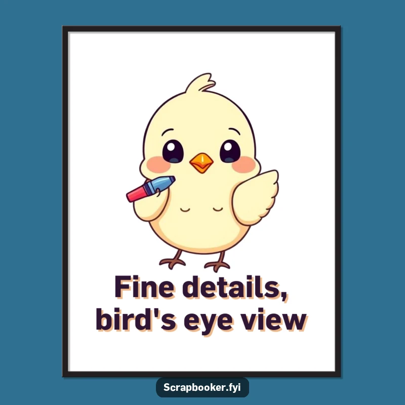 Free Printable Wall Art: Tiny Bird's Funny DIY Artistic Decor