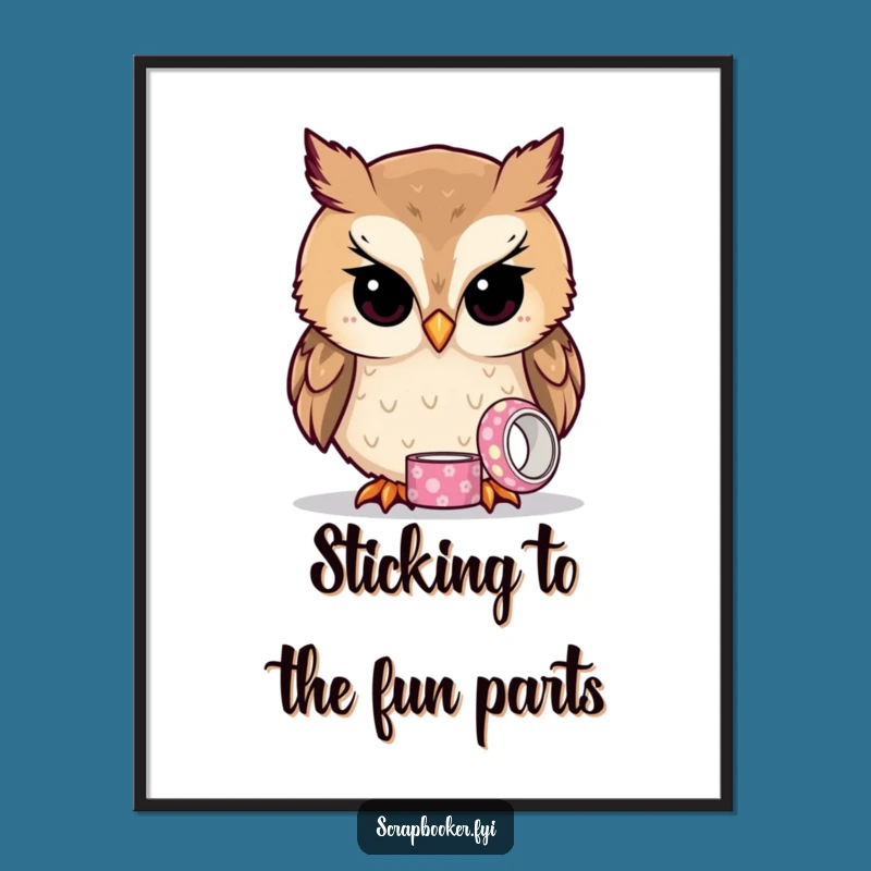 Free Printable Owl Wall Art: Funny Curiosity Decor, Downloadable DIY Art For Whimsical Spaces