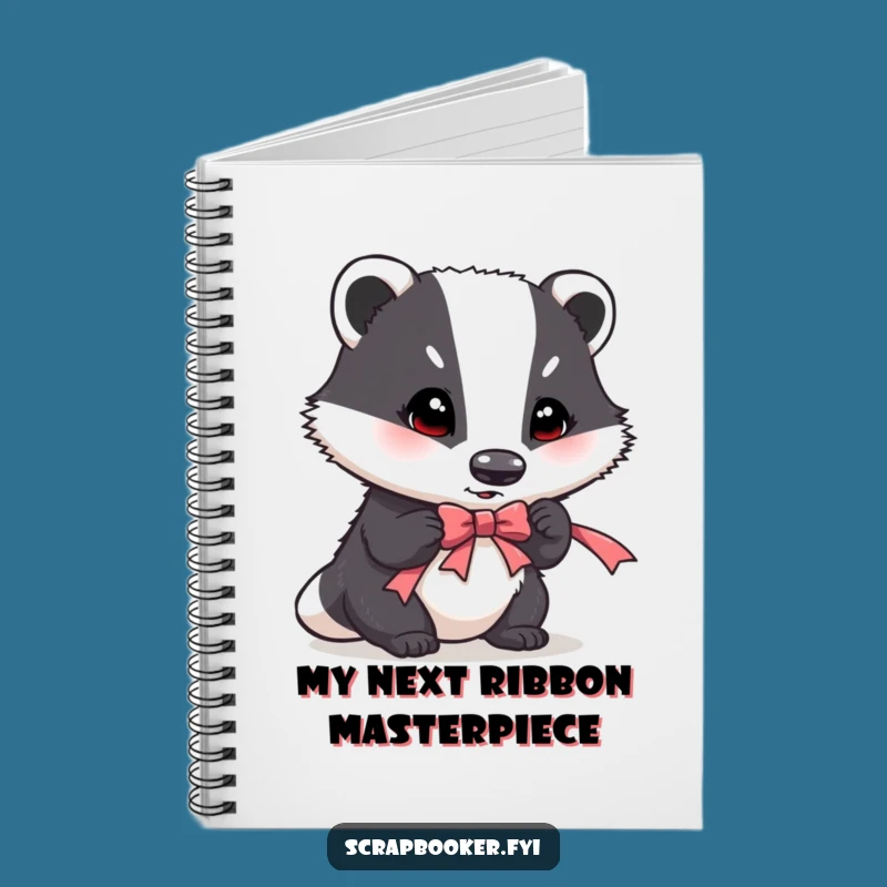 Funny Badger Crafting Notebook: Journal Your Creative Ideas