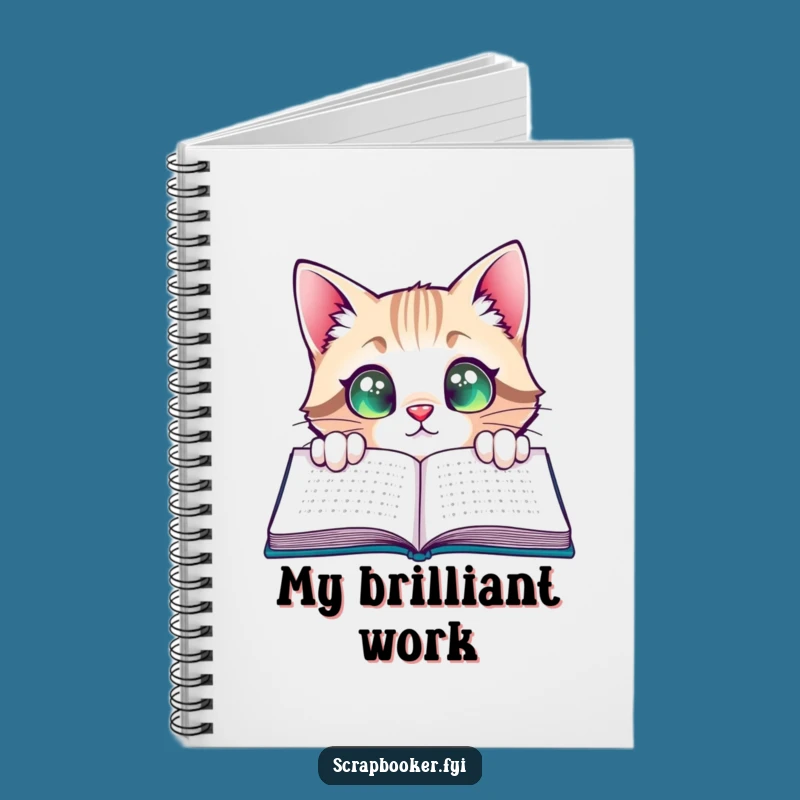 Funny Cat Notebook: Reading Satisfaction - Journal Your Thoughts with Feline Wit Gift