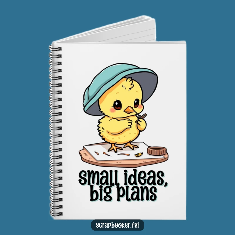 Funny Chick Crafter Notebook - Jot Down Your Creative Ideas