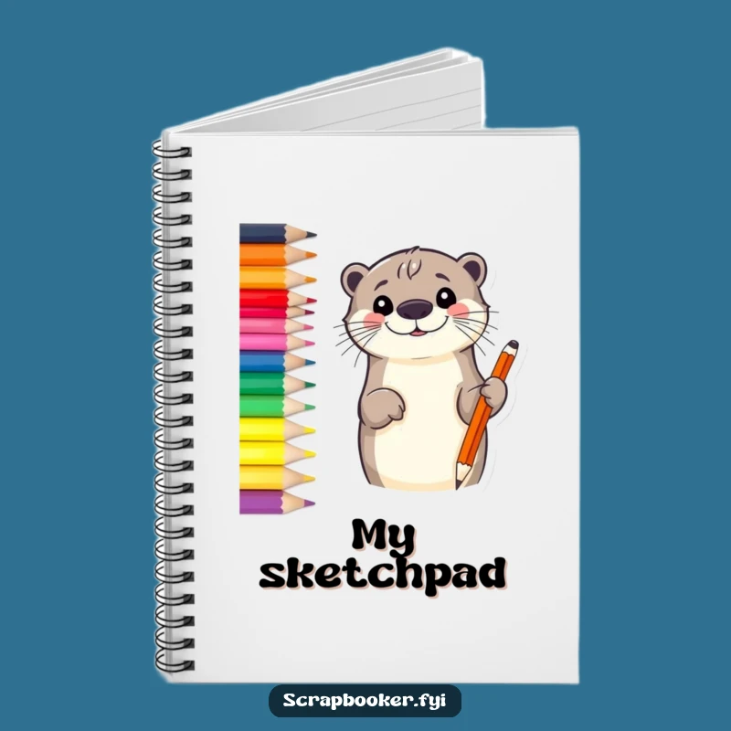 Funny Otter Sketch Notebook: Sketch Your Ideas with This Hilarious Journal