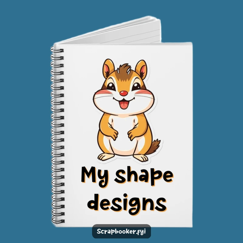 Funny Chipmunk Notebook - Plan Your Projects with Creative Flair