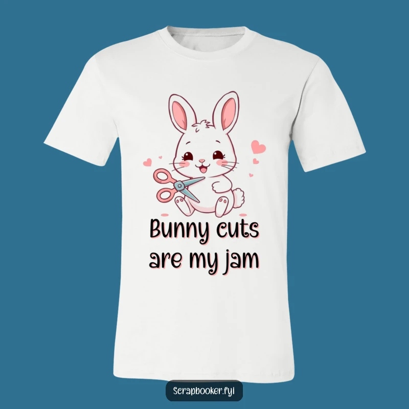 Funny Bunny Crafting T-Shirt: Wear Your Creative Hobby with Humor!
